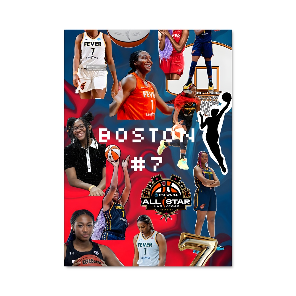 Poster All-Star Aaliyah – affiche Basketball